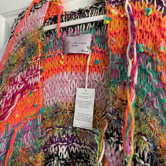 Free People “Nothing But Fringe Jacket” x E With Love Handmade - Picture 3 of 8